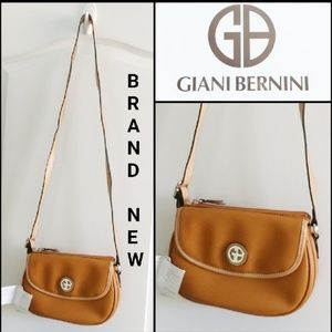 🆕 GIANI BERNINI Saffiano Adjustable Saddle Bag